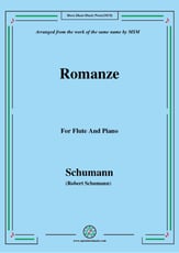 Romanze,for Flute and Piano P.O.D cover